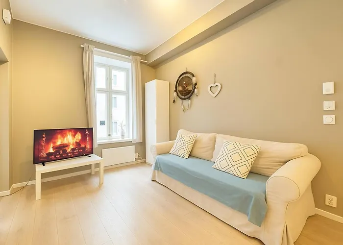 Modern 4 Guests Comfortable Bed And Sofa Bed Апартаменты Осло