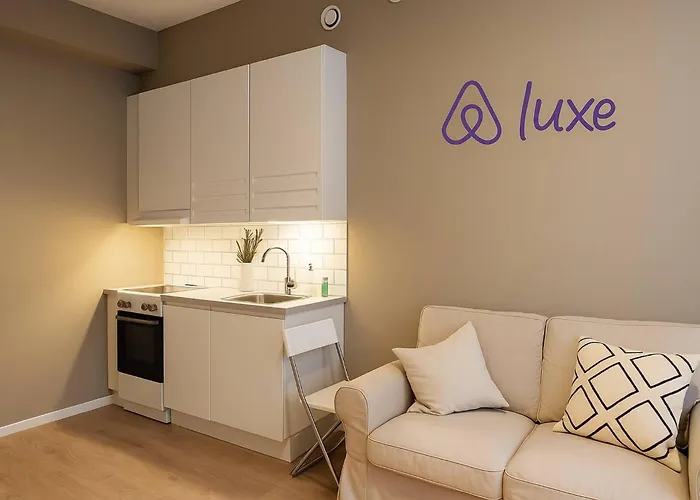 Modern 4 Guests Comfortable Bed And Sofa Bed Апартаменты *